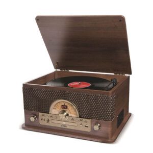ION SUPERIOR LP 7-in-1 Müzik Sistemi Ahşap Pikap