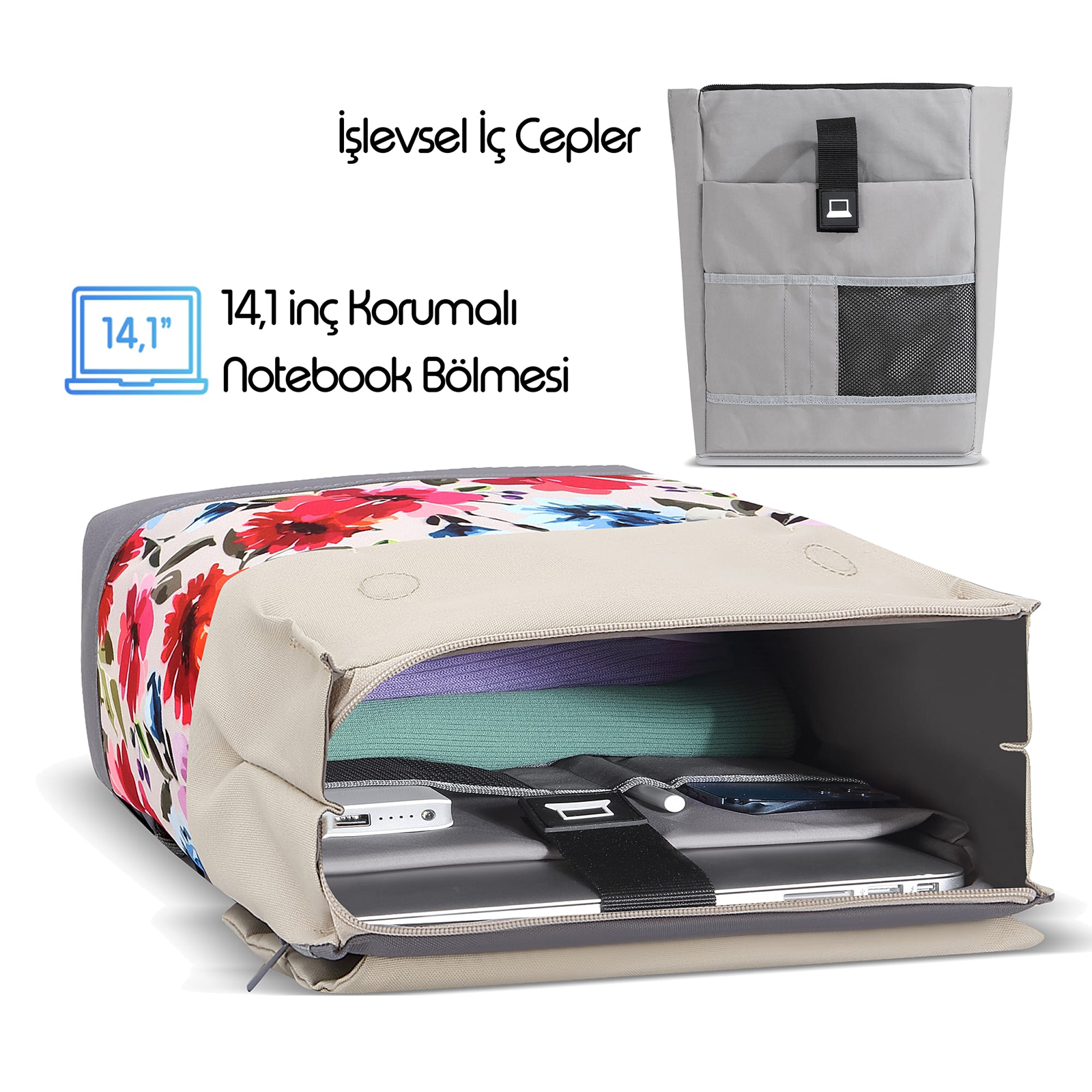 MACK-MCE-1306-14.1-ZEN-Eco-Gunluk-Sirt-Cantasi-Bej-Cicekli-2